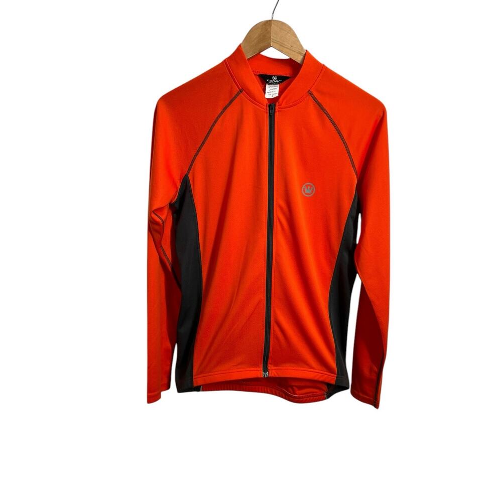 CANARI Women's Lightweight Cycling Jacket Orange Size Small